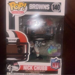 Funko Pop! Football Figure with Brown & Orange Helmet
